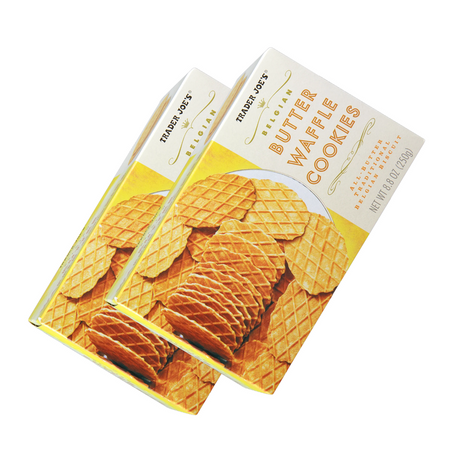 Trader Joes Belgian Butter Waffle Cookies 8.8 Oz