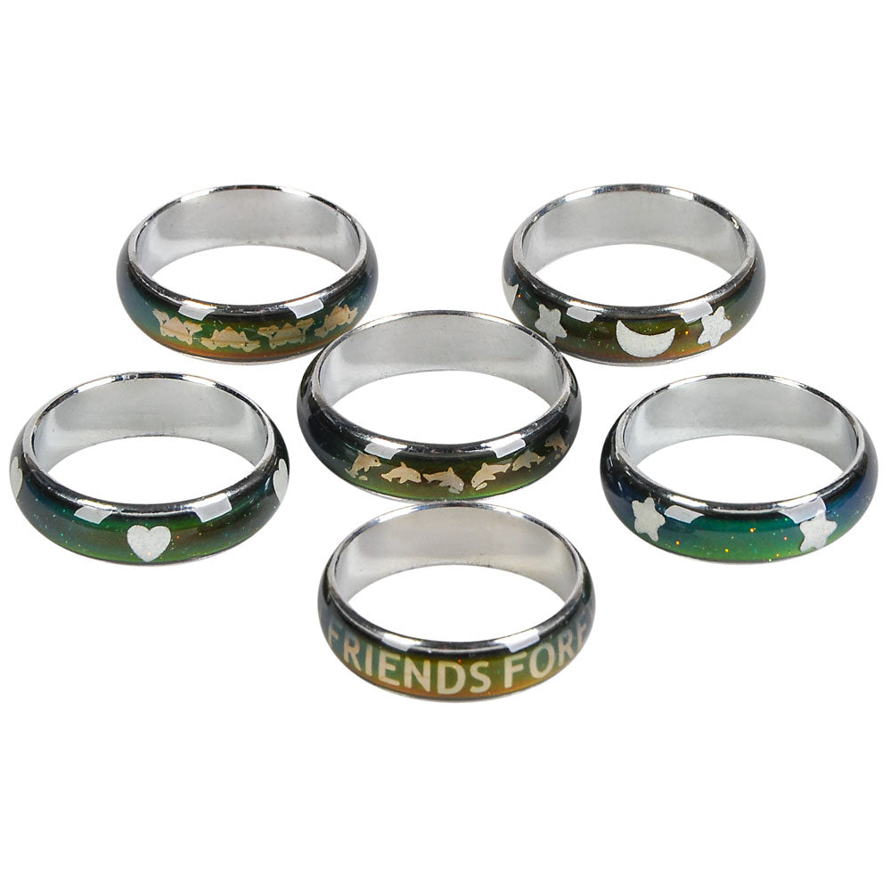 Mood Rings Patterned (60 PC Box)