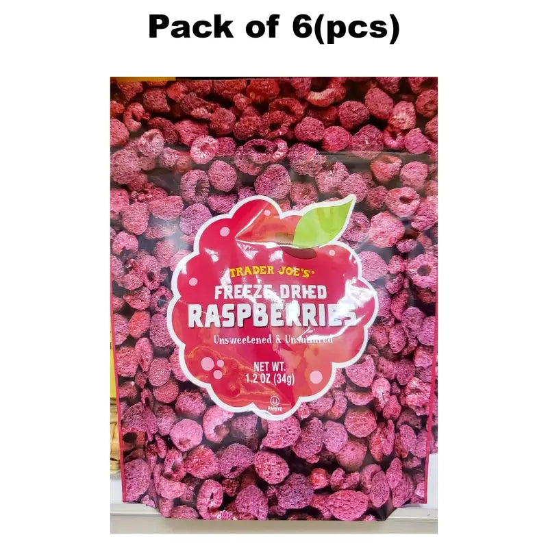 Trader Joe’s Freeze Dried Fruit RASPBERRY - Unsweetened & Unsultared