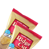 Trader Joes Ridge Cut Potato Chips with Sea Salt 16 Oz