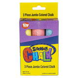 Sidewalk Chalk 3-Piece Jumbo (1 DZ)