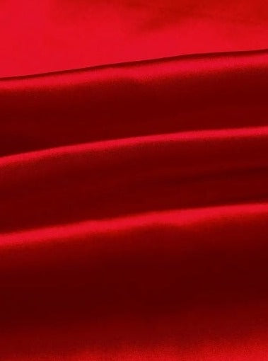Stretch Silk Charmeuse Red