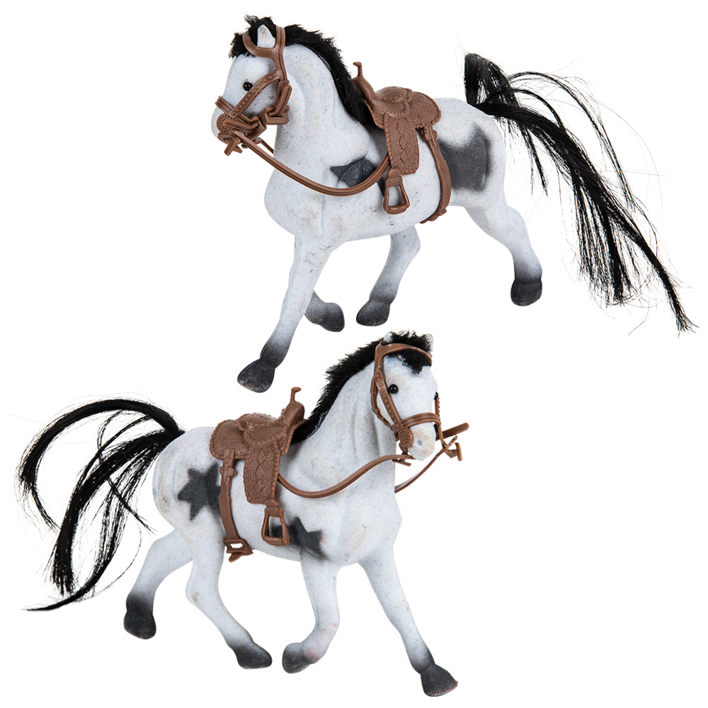 Flocked Horses (1 DZ)