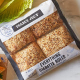 Trader Joes Everything Ciabatta Rolls/14.1 Oz