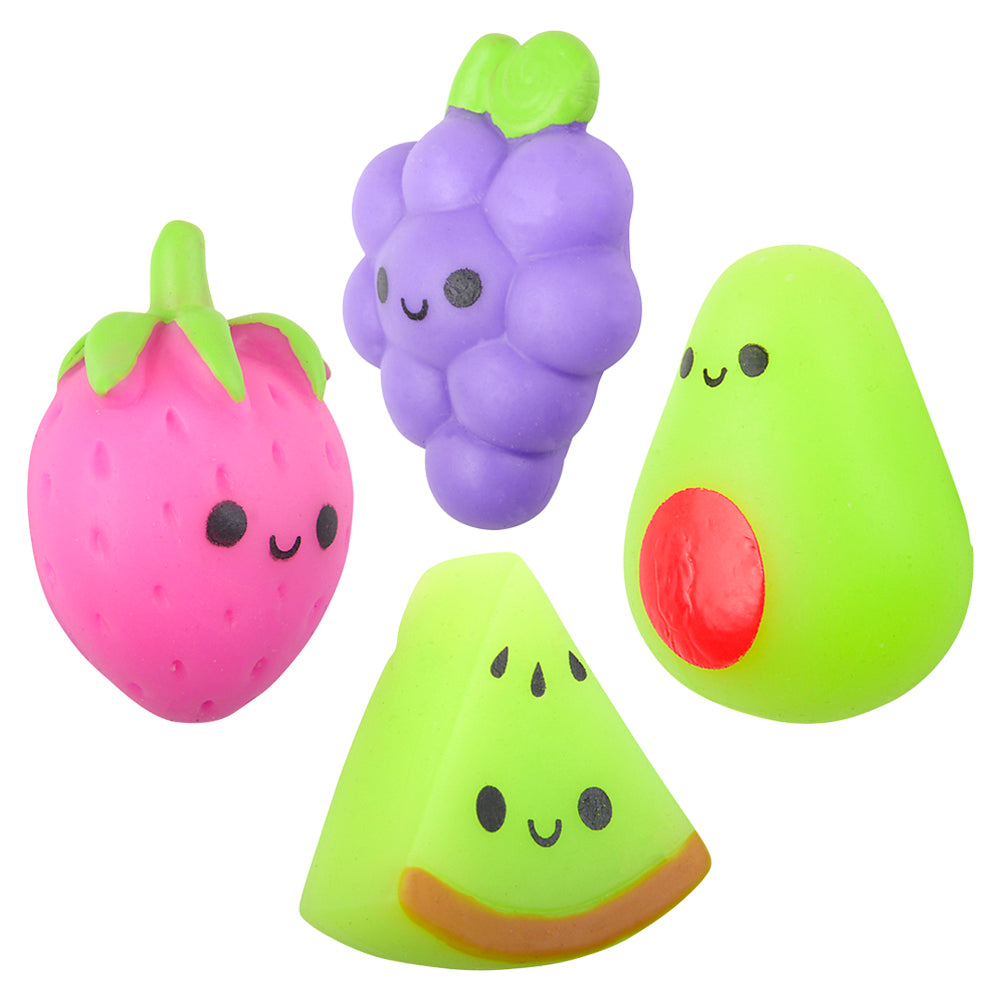 Gummy Fruit Assortment Mini Fidget Toys (24 Pc Display)