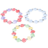 Faux Shell Bead Bracelet (1 DZ)