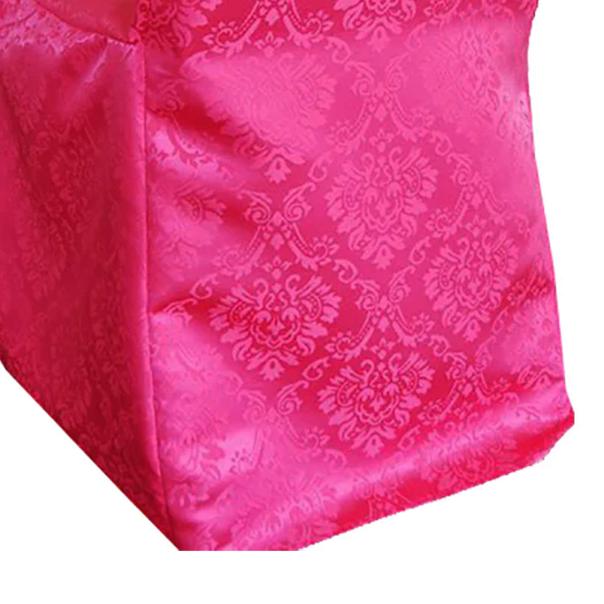 1 Piece Timeless Damask Jacquard Polyester Chair Cover Fuchsia