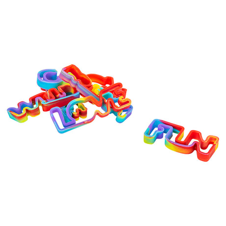 Rainbow Silicone Stretch Bands (1 CNS)