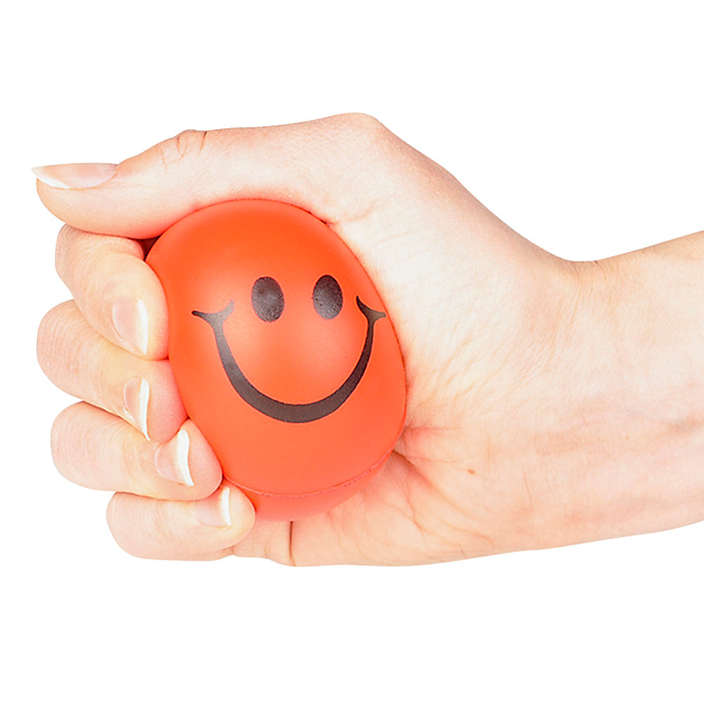 Smiley Face Stress Ball (1 DZ)