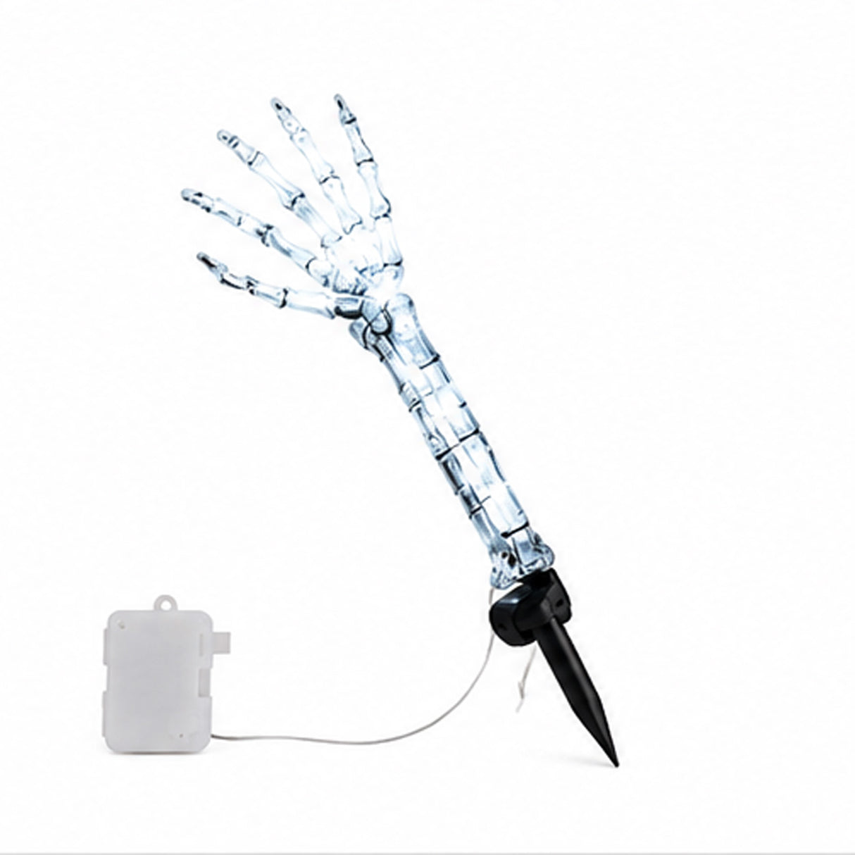 Cool White Light Ghost Hands Halloween Decor 2 Pair Set
