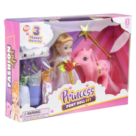 Princess Pony Doll Set (6 Pc)