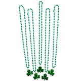 Shamrock Beaded Necklaces (1 DZ)