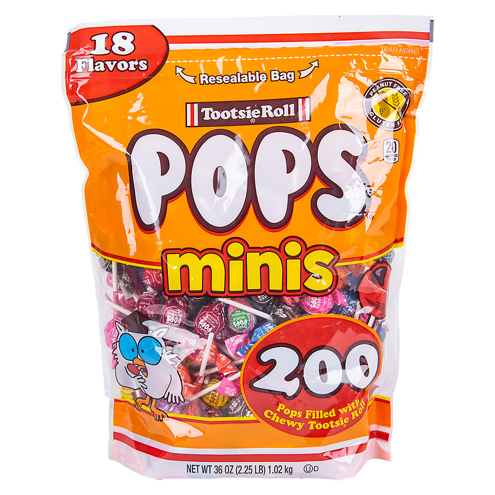 Tootsie Mini Pops (200 Ct Bag)