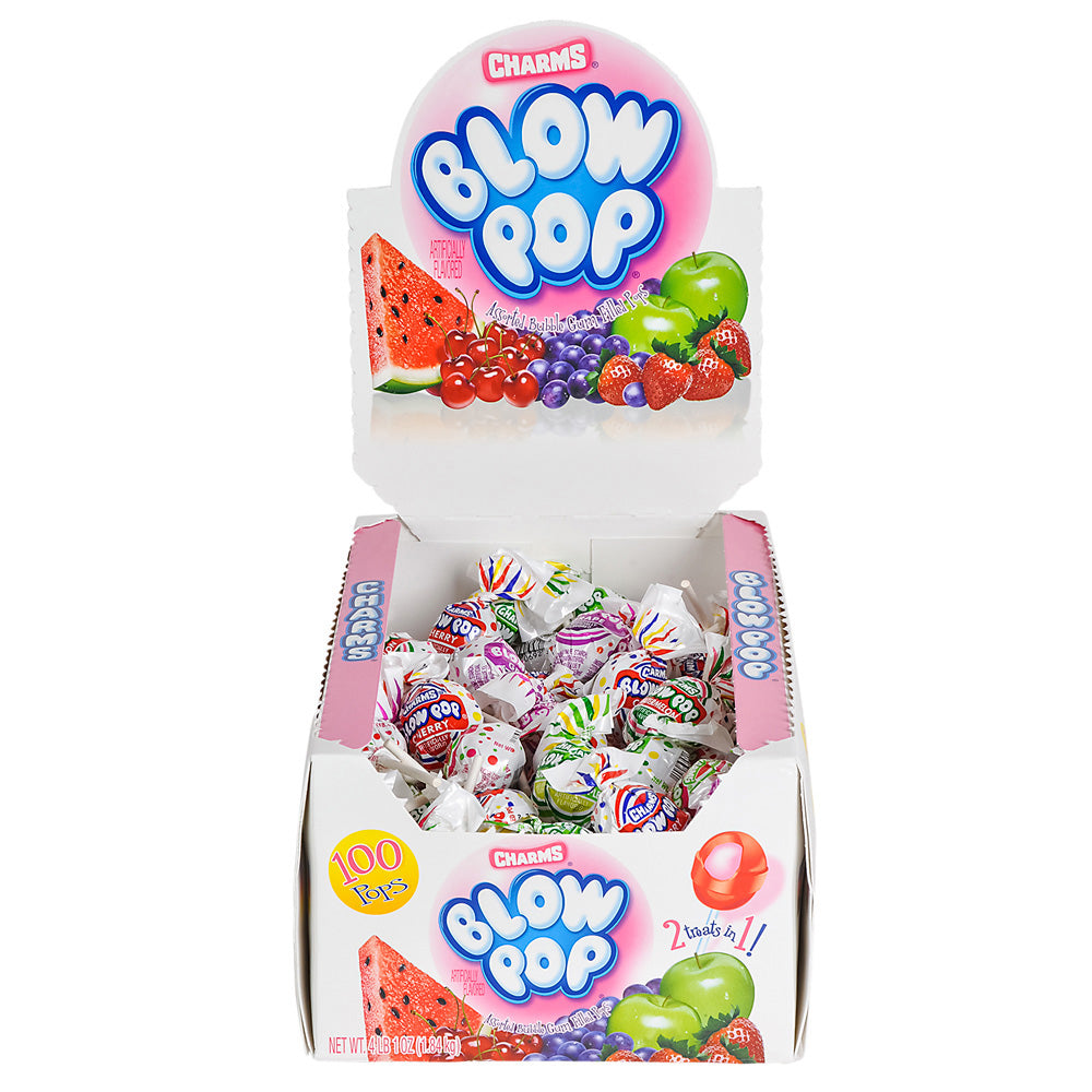 Charms Blow Pop Lollipops (100 Pc Display)