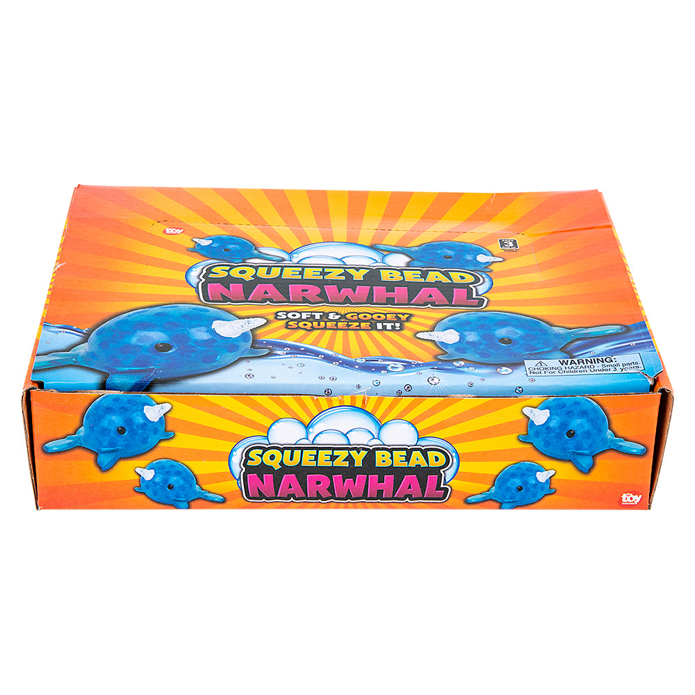 Squeezy Bead Narwhal (12 PC Display)