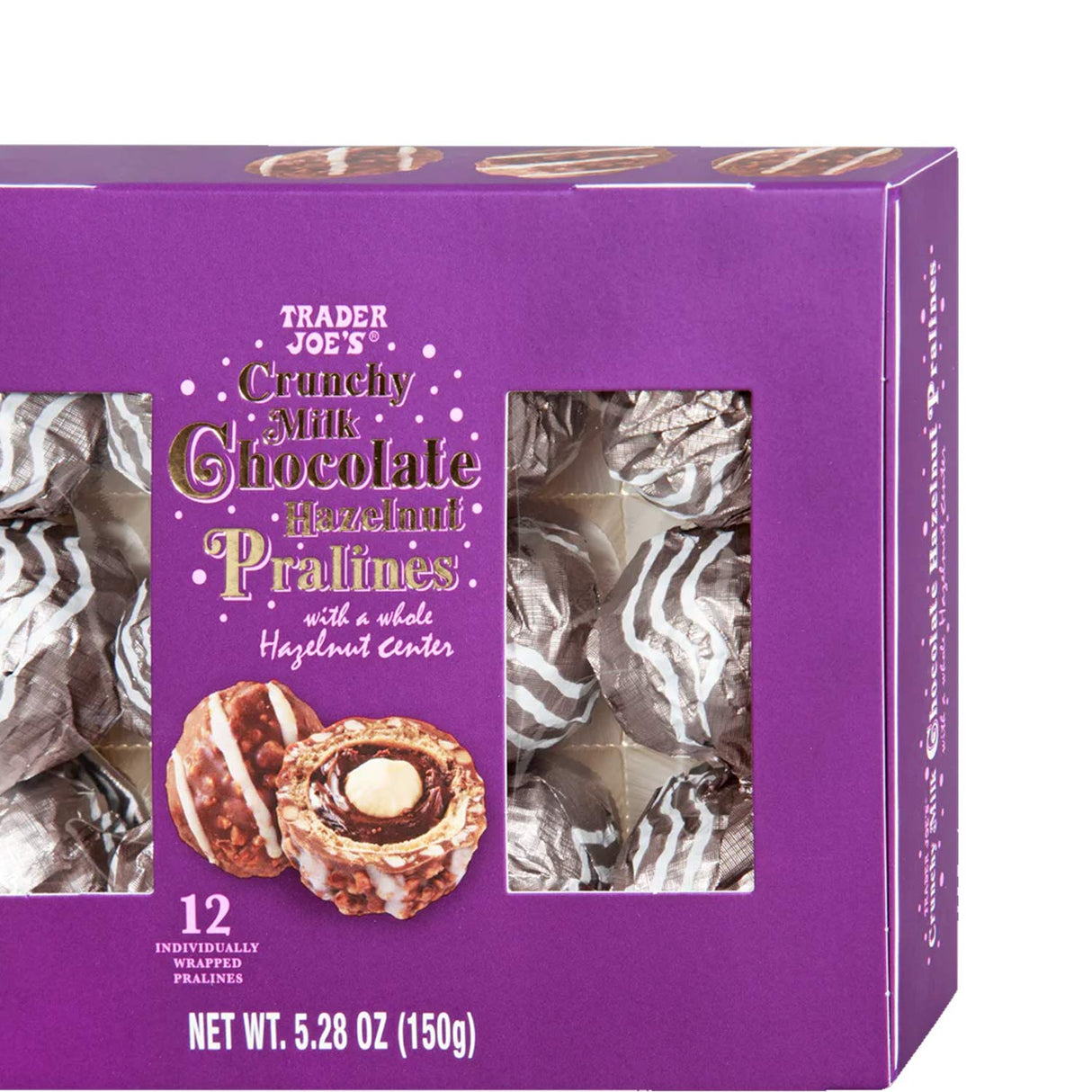 Crunchy Milk Chocolate Hazelnut Pralines 5.28 Oz