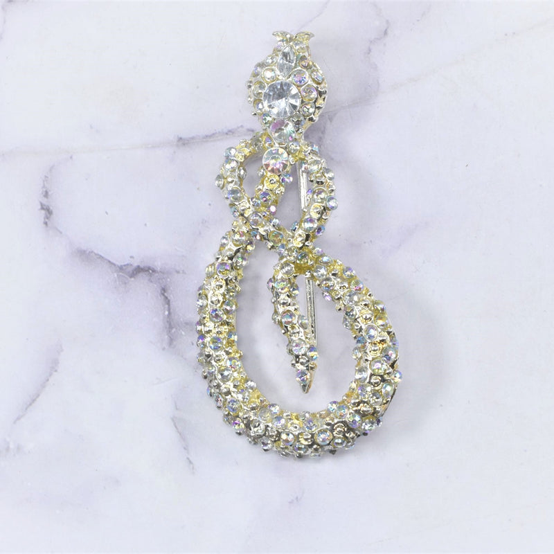 Rhinestone Snake Buckle Connector