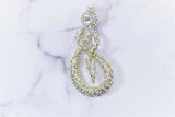 Rhinestone Snake Buckle Connector