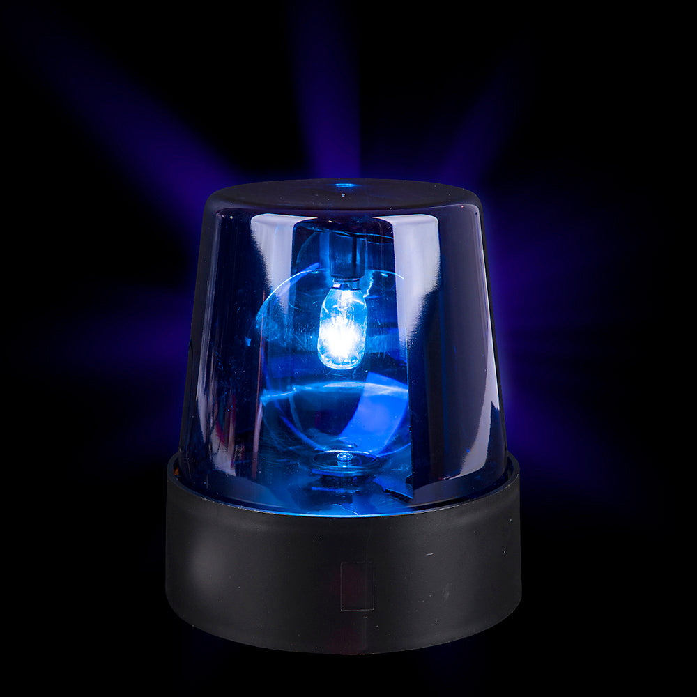 Blue Police Beacon Light 7"