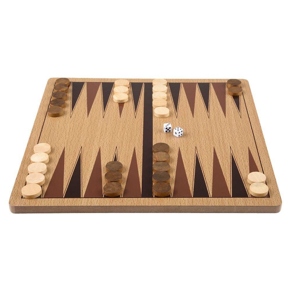 Wooden Backgammon 10" (1 Box)