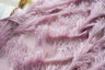 Fashionable Designer Fabric with Multicolor Long Fringe and Embossed Pattern for Dressmaking and Clothing