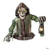 4 Ft. 10" Animated Light-Up Corroded Skeleton Reaper