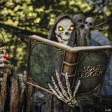 4 Ft. 10" Animated Light-Up Corroded Skeleton Reaper