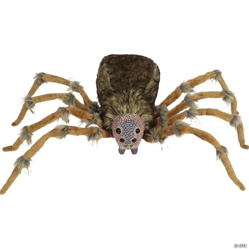 4 Ft. 5" Deluxe Light-Up Furry Wolf Spider Halloween Decoration
