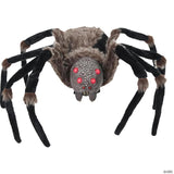 4 Ft. 6" Deluxe Light-Up Furry Spider Hanging Halloween Decoration