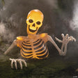 4 Ft. Light-Up Groundbreaker Skeleton Halloween Decoration