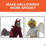 4 Ft. x 3 Ft. Animated Eternal Rest Angel & Devil Seesaw Halloween Decoration