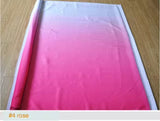 Gradient imitated silk mateiral 30d chiffon fabric for dress 2 tone fabric for dancing clothing wedding fabric meter