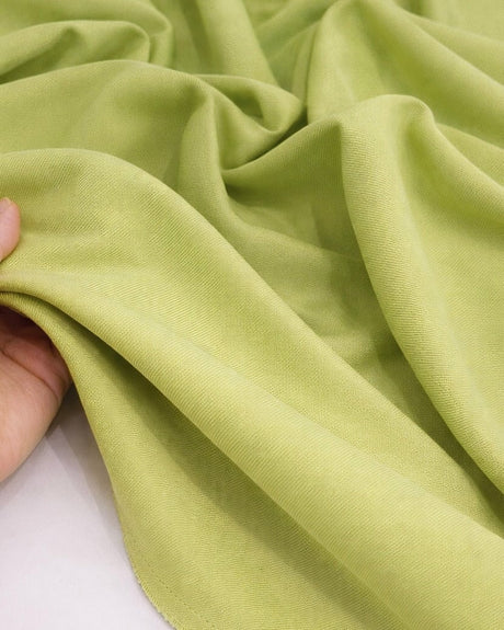 Stretch Twill Denim Look Sage Green