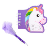 Unicorn Notebook With Feather Pen (1 DZ)