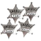 Metal Sheriff Badge (1 DZ)