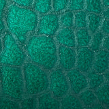 Velvet Hologram Embossed Giraffe Print Fabric