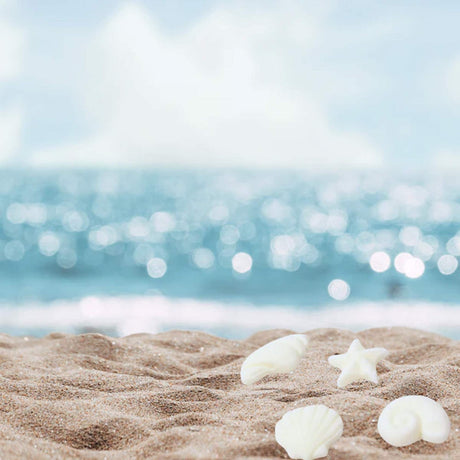 Seashells and Starfish Sugar Decorations 1 Box - 12 pcs