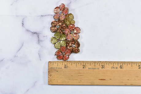 Beaded Floral Applique