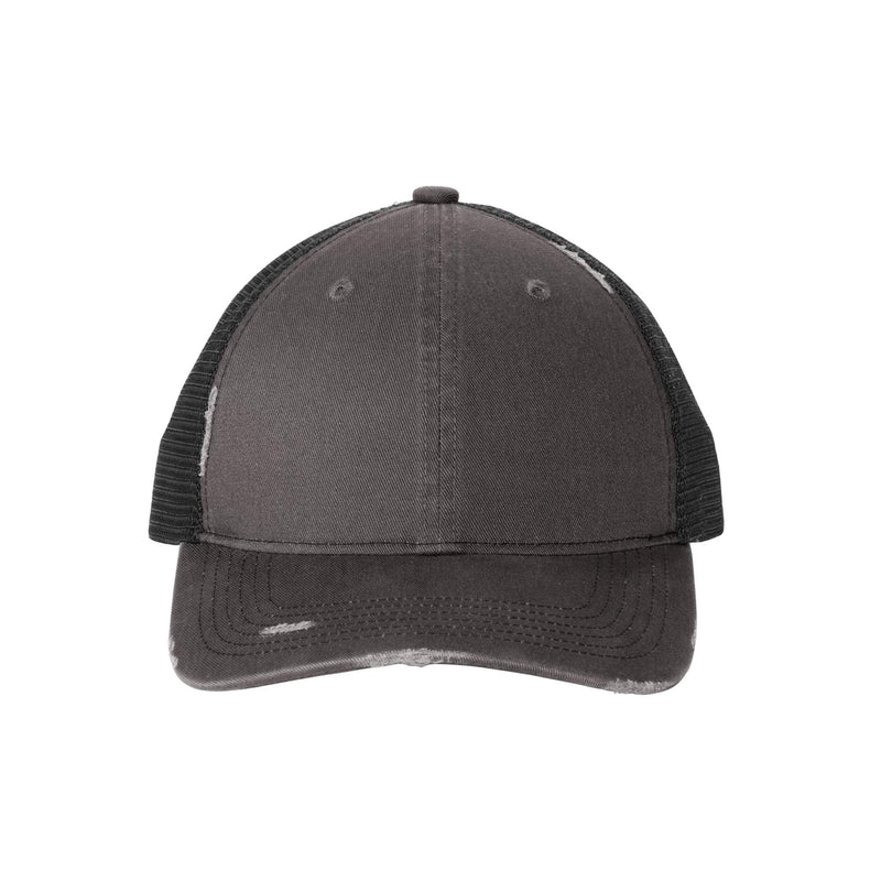 Port Authority® Distressed Mesh Back Cap