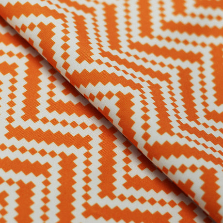 Zig Zag Racer Polyester Spandex Fabric - Multiple Colors, Chevron Zig Zag, 58/60" Width (1 Yard)