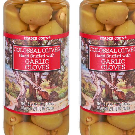 Colossal Olives Stuffed with Garlic Cloves 16 fl oz