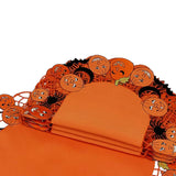 20 Inches XIA Home Fashions Tabletop Jack-o-Lantern Placemat 4-Pack Halloween Decor