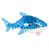 Sequin Great White Shark Plush