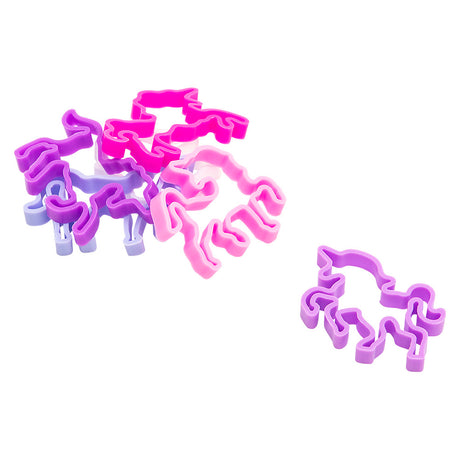 Unicorn Silicone Stretch Bands (144 Pc Can)