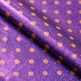 Dippin Dotz Foil Polyester Spandex Hologram Fabric - Polka Dot Print, Multiple Colors, 58/60" Width (1 Yard)