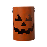 Glitzhome 0.918ft Jack-O-Lantern Porch Decoration 2Pack Halloween Candle Holder Decoration