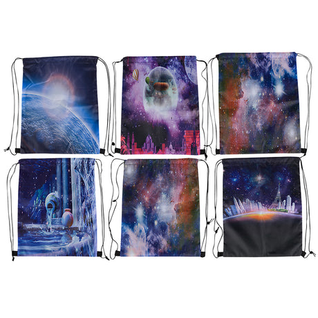 Galaxy Backpack 16" Drawstring Bag (1 DZ)