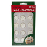 Christmas Edible Cake Decorations Candy Cupcake Topper