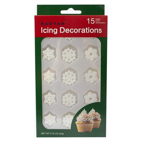 Christmas Edible Cake Decorations Candy Cupcake Topper
