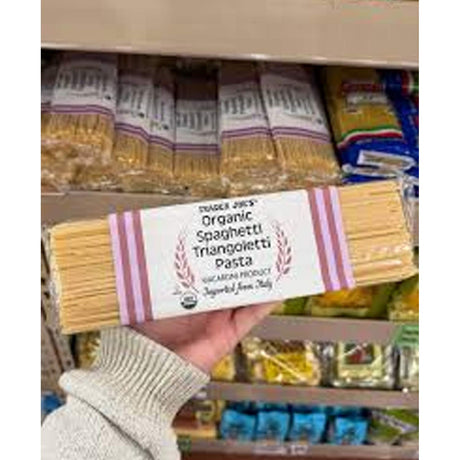Pasta Orgánica Spaghetti Triangoletti 1 lb Auténtica y Deliciosa